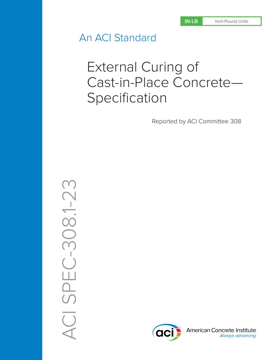 ACI 308.1-23 PDF Preview