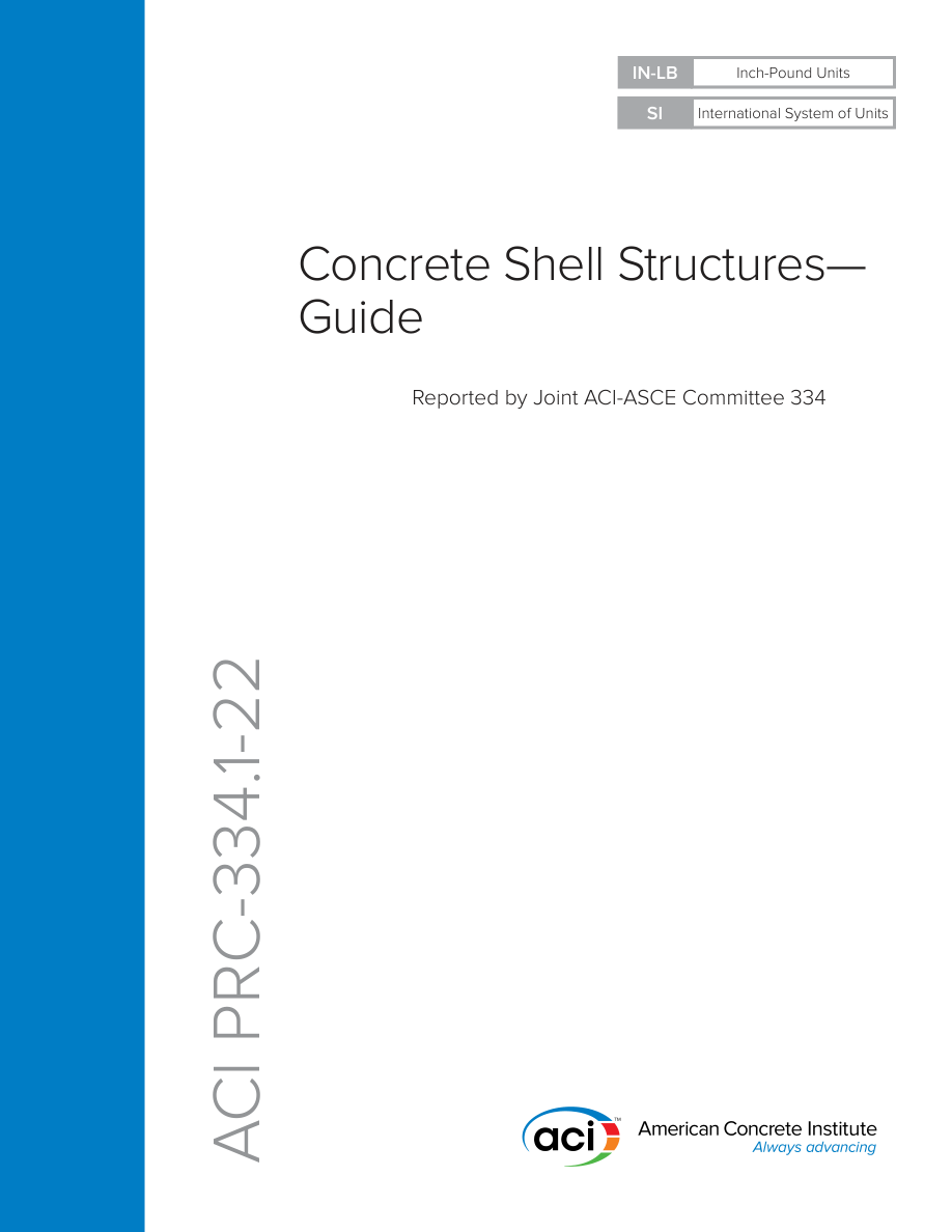 ACI 334.1-22 PDF Preview