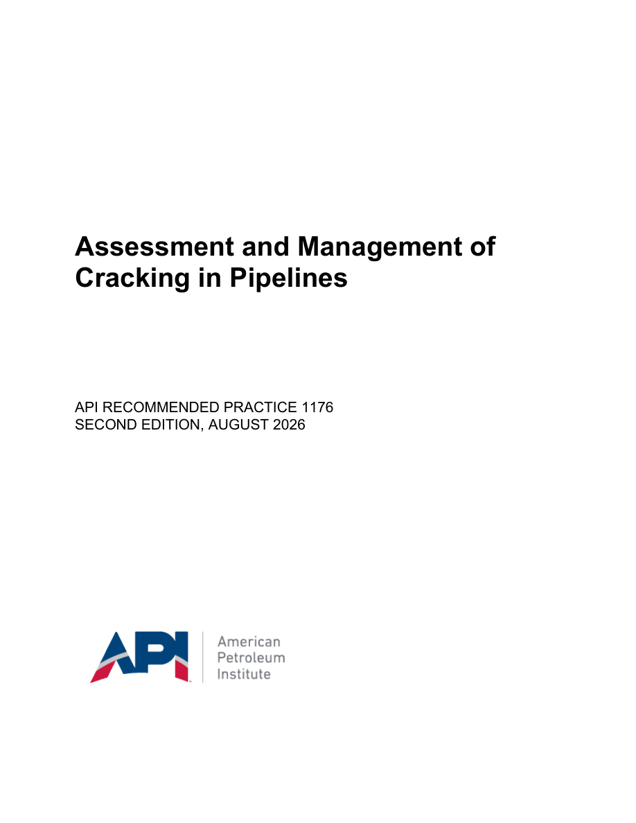 API RP 1176 2nd Edition PDF Preview