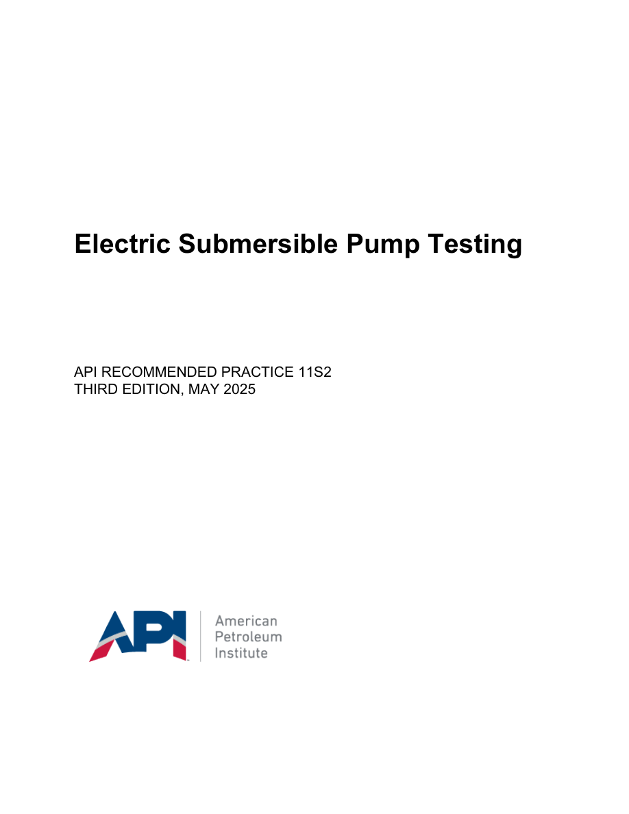 API RP 11S2 3rd edition PDF Preview