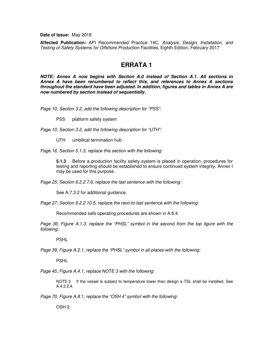 API RP 14C 8th edition PDF Preview