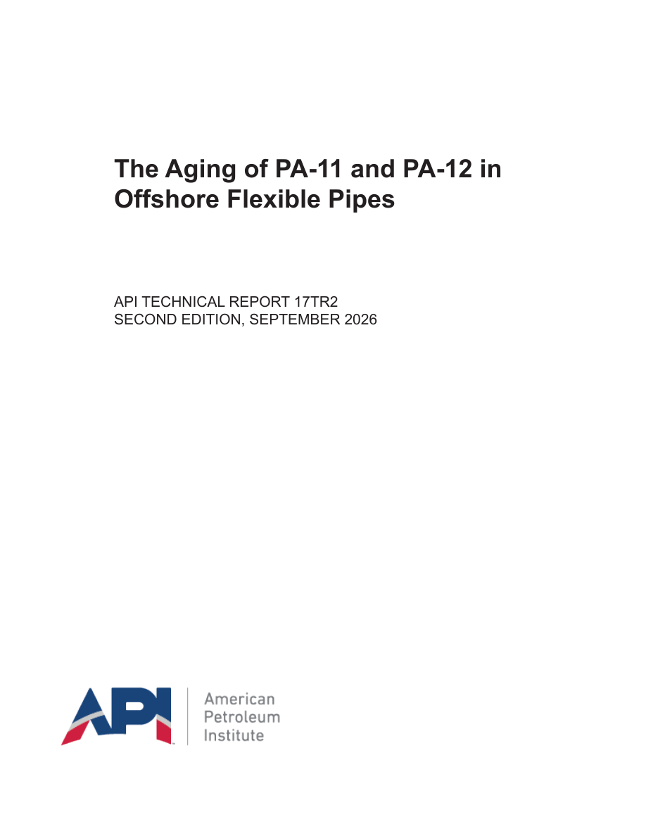 API TR 17TR2 2nd Edition PDF Preview
