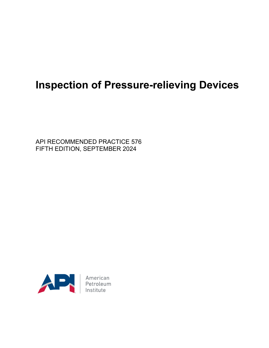 API RP 576 PDF Preview