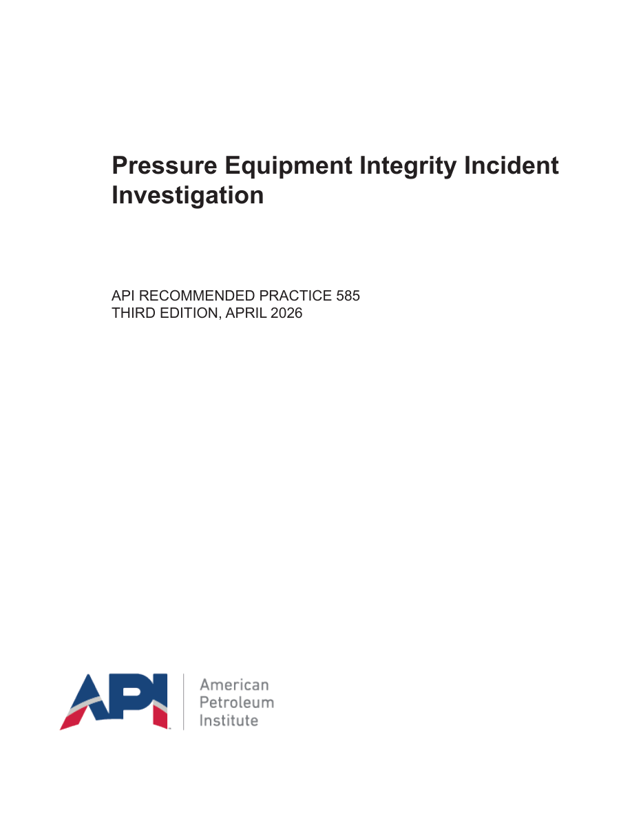 API RP 585 3rd Edition PDF Preview