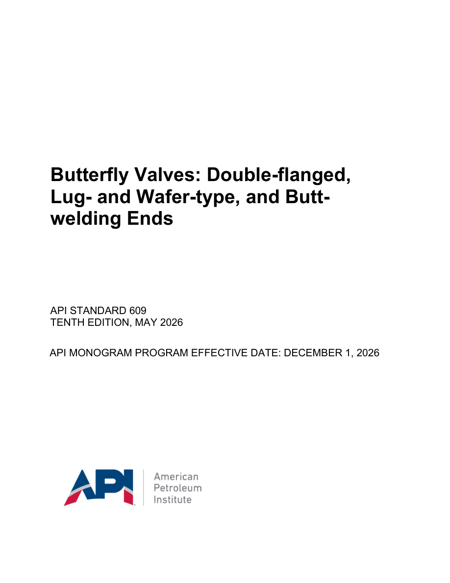 API Std 609 10th Edition PDF Preview
