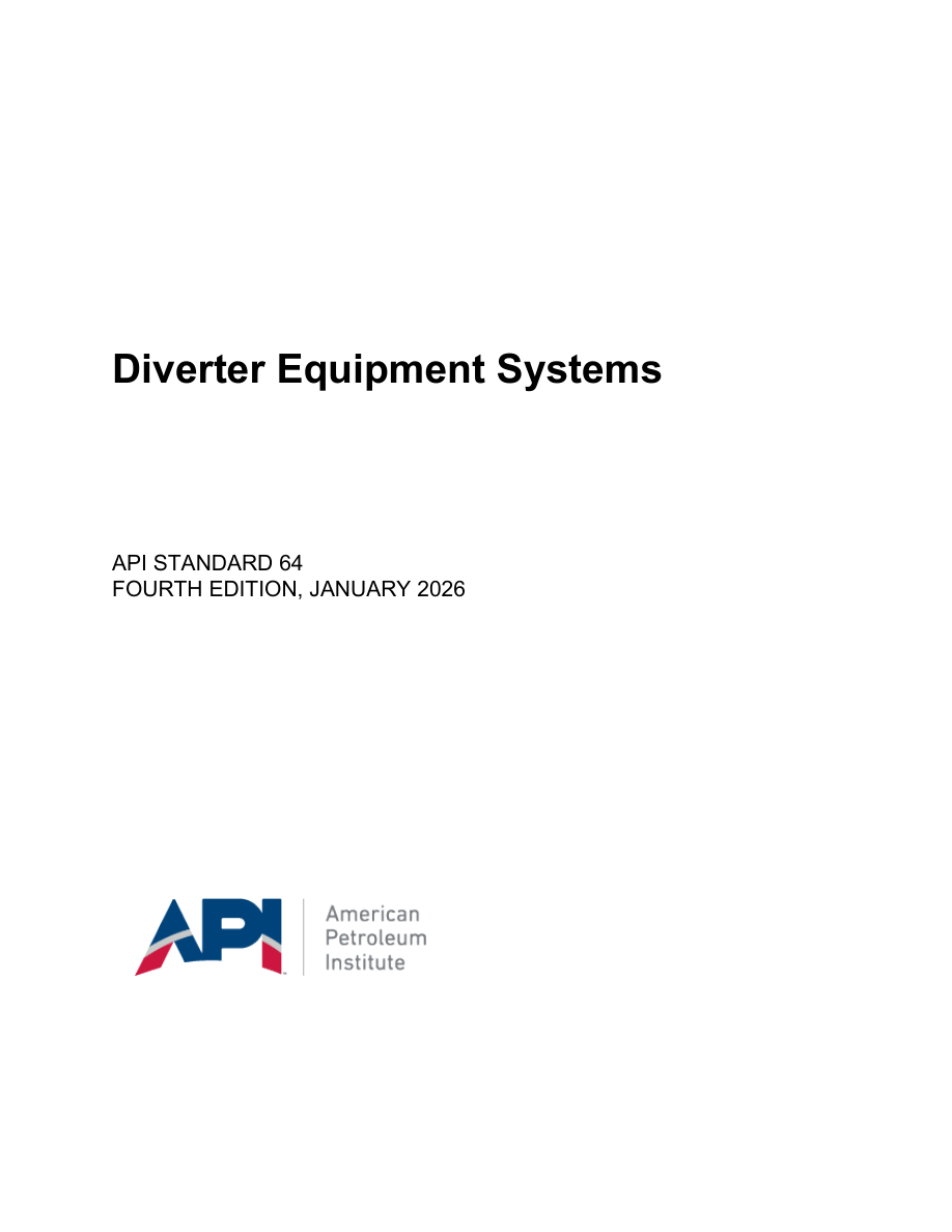 API Std 64 4th Edition PDF Preview