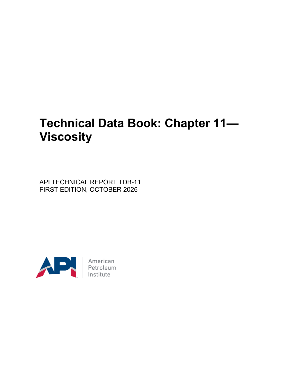 API TR TDB-11 1st Edition PDF Preview