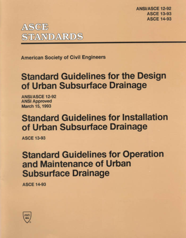 ASCE ANSI/ASCE 12-92, ASCE 13-93, ASCE 14-93 PDF Preview