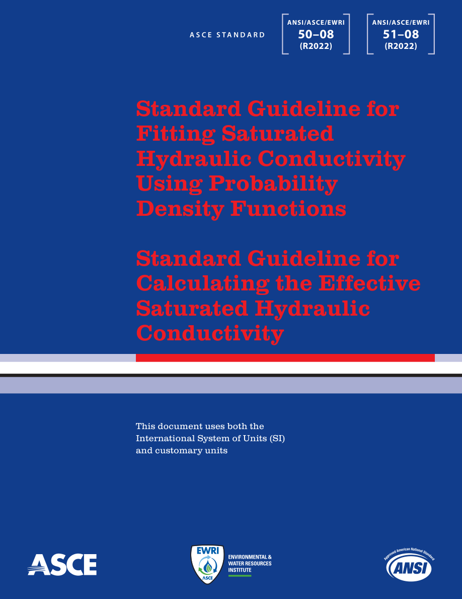 ASCE ANSI/ASCE/EWRI 50-08(R2022), 51-08(R2022) PDF Preview