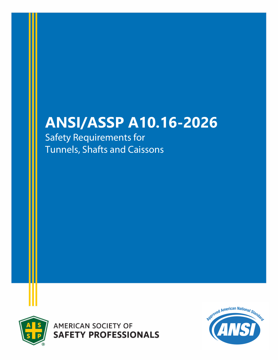 ASSP ANSI/ASSP A10.16-2026 PDF Preview