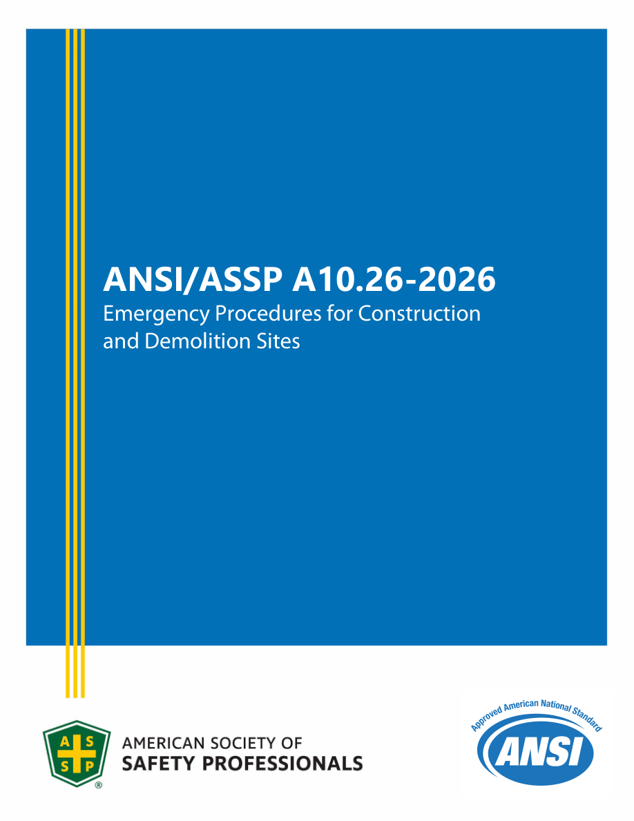 ASSP ANSI/ASSP A10.26-2026 PDF Preview