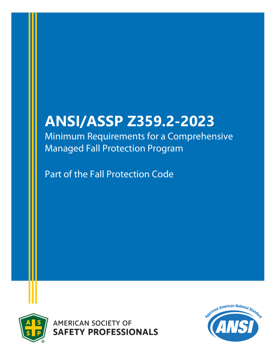 ASSP ANSI/ASSP Z359.2-2023 PDF Preview