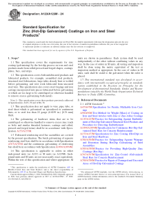 ASTM A123/A123M-24 PDF Preview