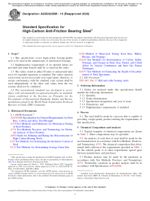 ASTM A295/A295M-14(2020) PDF Preview