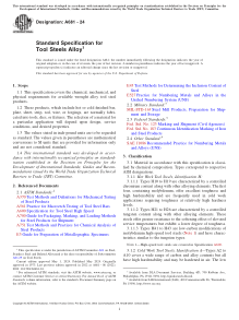 ASTM A681-24 PDF Preview