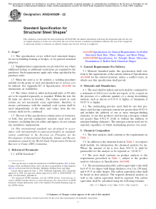 ASTM A992/A992M-22 PDF Preview