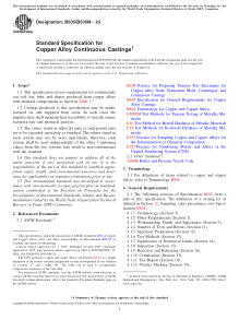 ASTM B505/B505M-23 PDF Preview