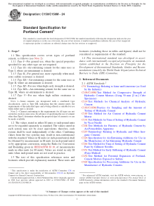 ASTM C150/C150M-24 PDF Preview
