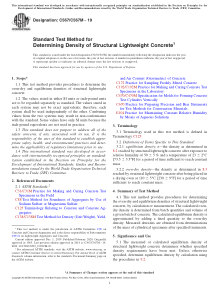 ASTM C567/C567M-19 PDF Preview