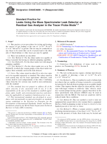 ASTM E498/E498M-11(2022) PDF Preview