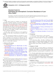 ASTM G101-04(2025) PDF Preview