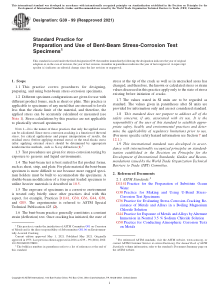 ASTM G39-99(2021) PDF Preview