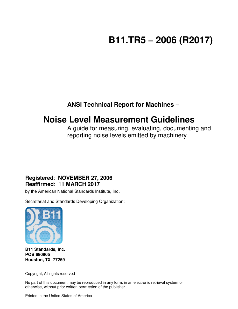 B11.TR5-2006-(R2017) PDF Preview