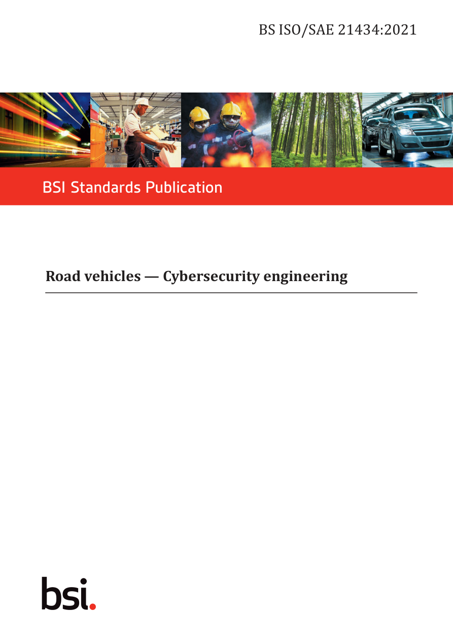 BSI BS ISO/SAE 21434:2021 PDF Preview