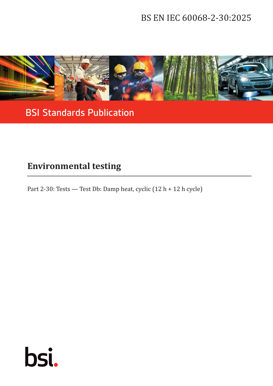 BSI BS EN IEC 60068-2-30:2025 PDF Preview