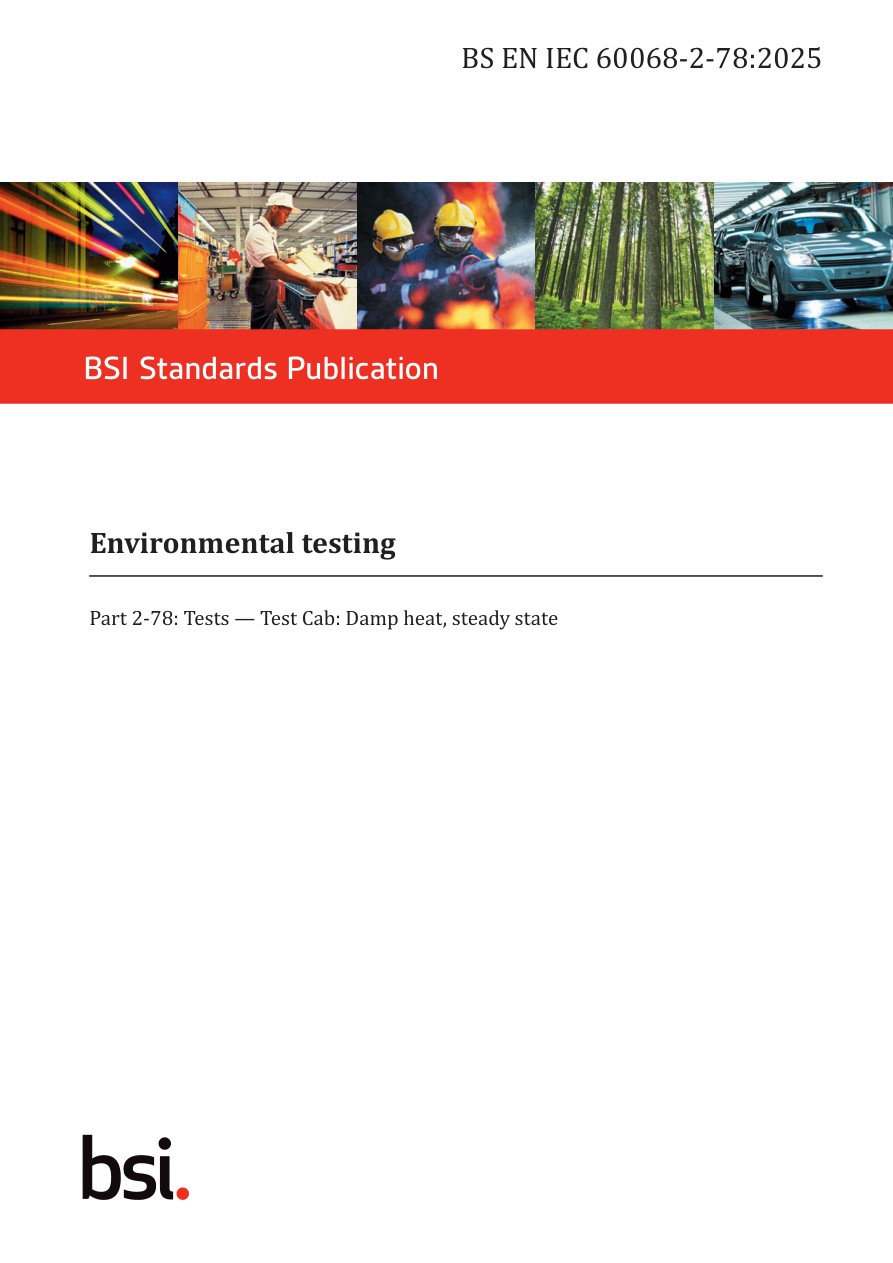 BSI BS EN IEC 60068-2-78:2025 PDF Preview