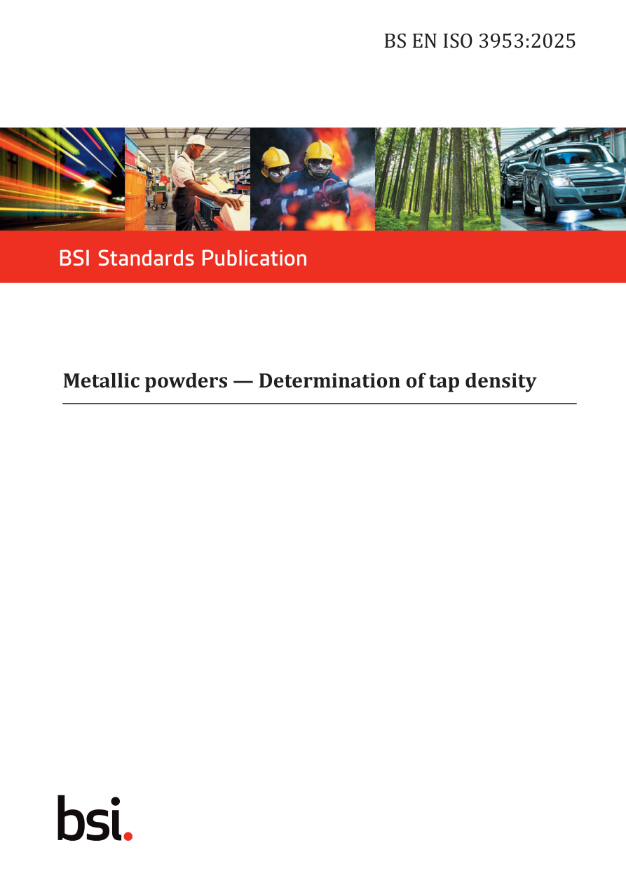 BSI BS EN ISO 3953:2025 PDF Preview