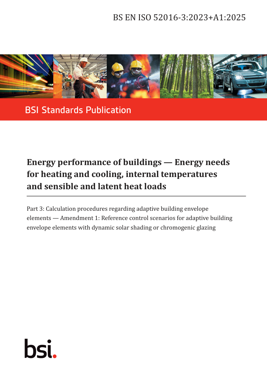 BSI BS EN ISO 52016-3:2023+A1:2025 PDF Preview