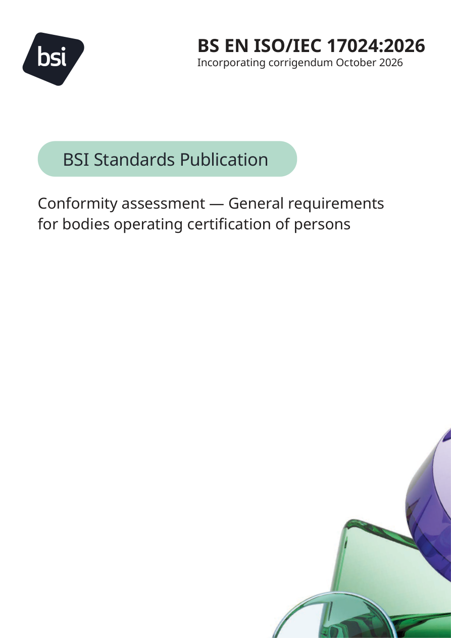 BSI BS EN ISO/IEC 17024:2026 PDF Preview
