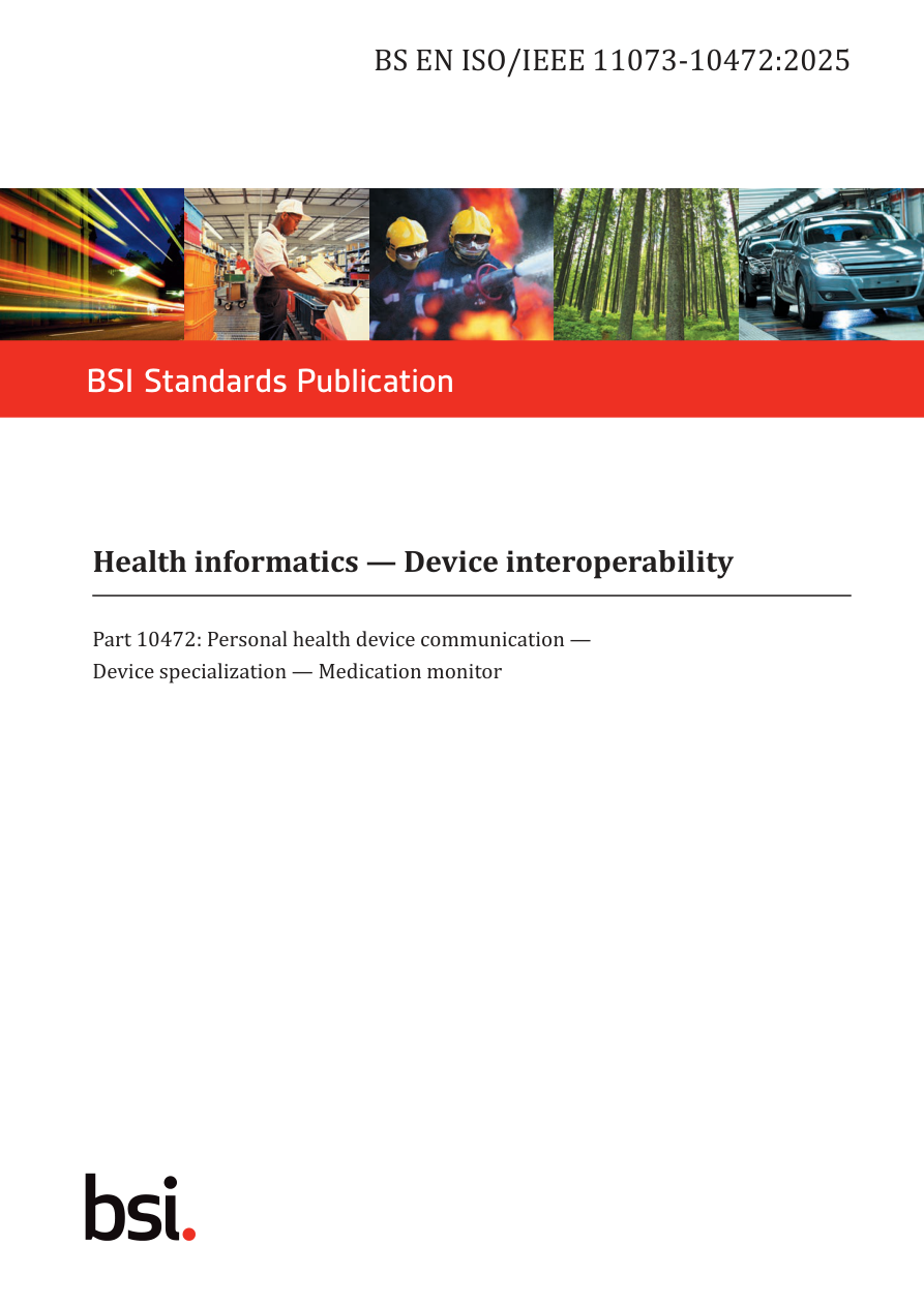 BSI BS EN ISO/IEEE 11073-10472:2025 PDF Preview