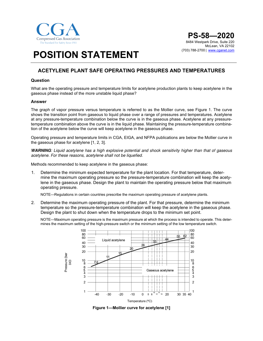 CGA PS-58 1st Edition PDF Preview