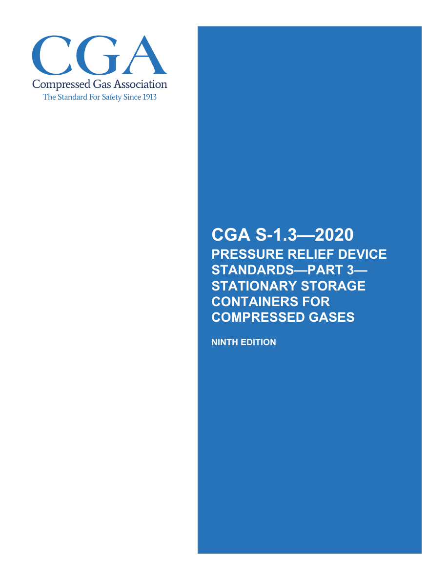 CGA S-1.3 10th Edition PDF Preview