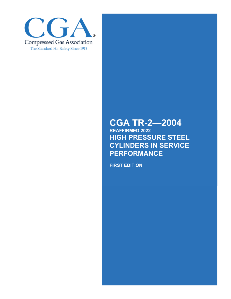 CGA TR-2 1st Edition (R2022) PDF Preview