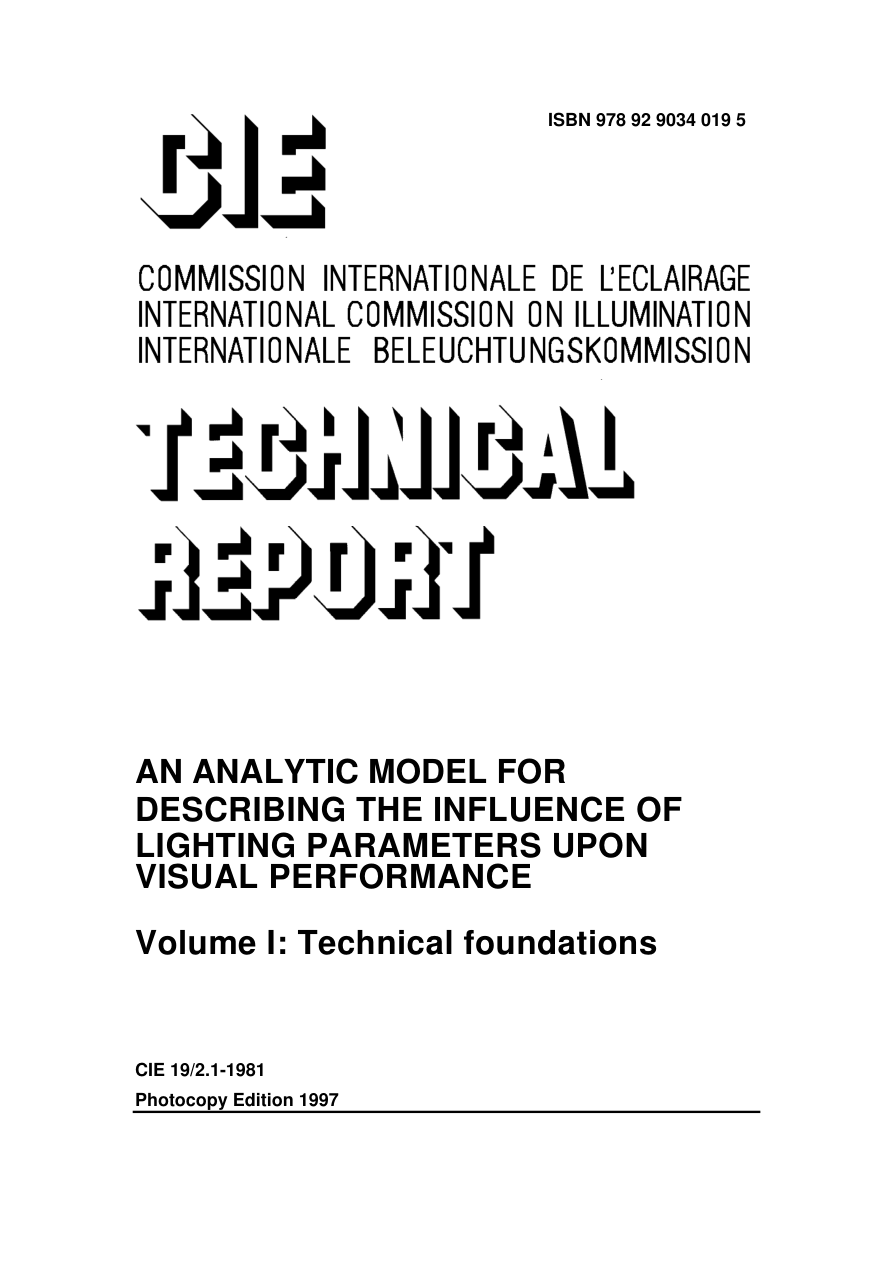 CIE 019.21-1981 PDF Preview