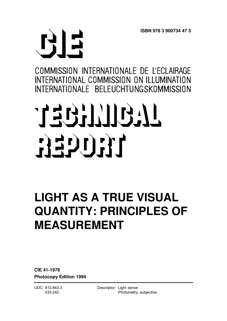 CIE 041-1978 PDF Preview