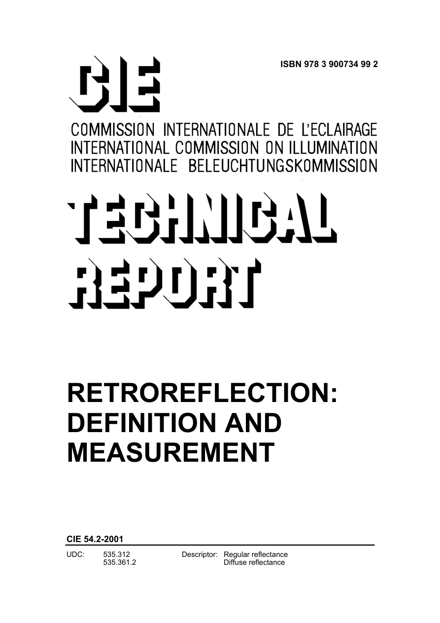 CIE 054.2-2001 PDF Preview
