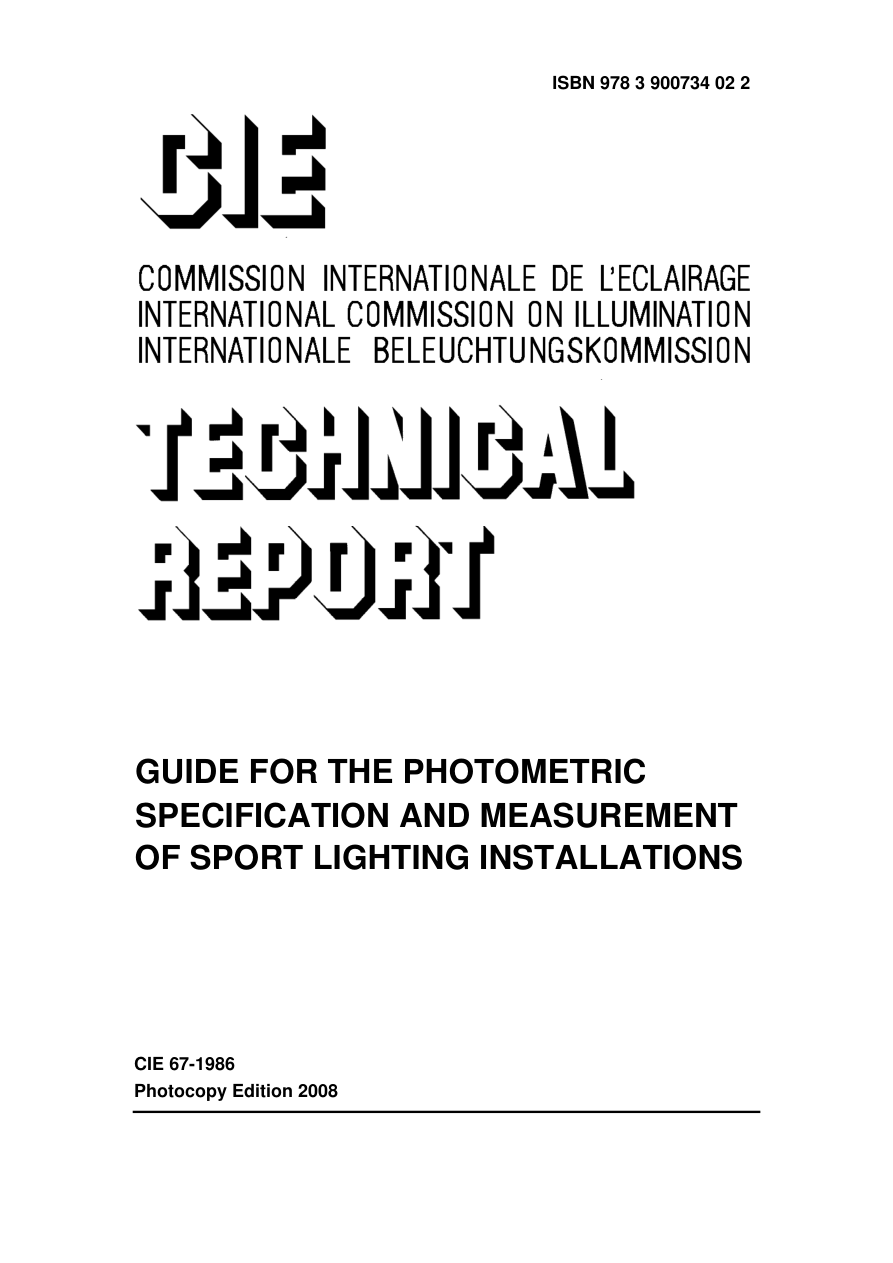 CIE 067-1986 PDF Preview