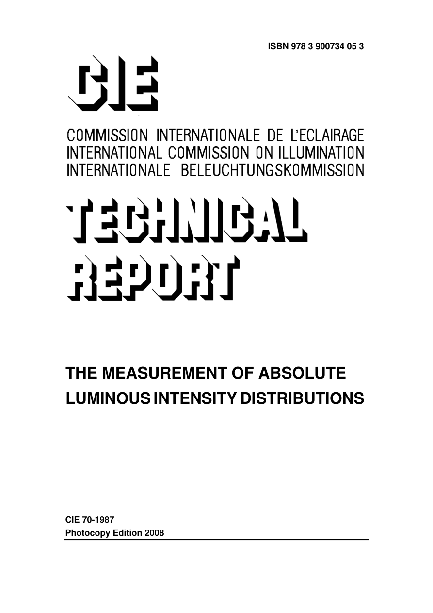 CIE 070-1987 PDF Preview