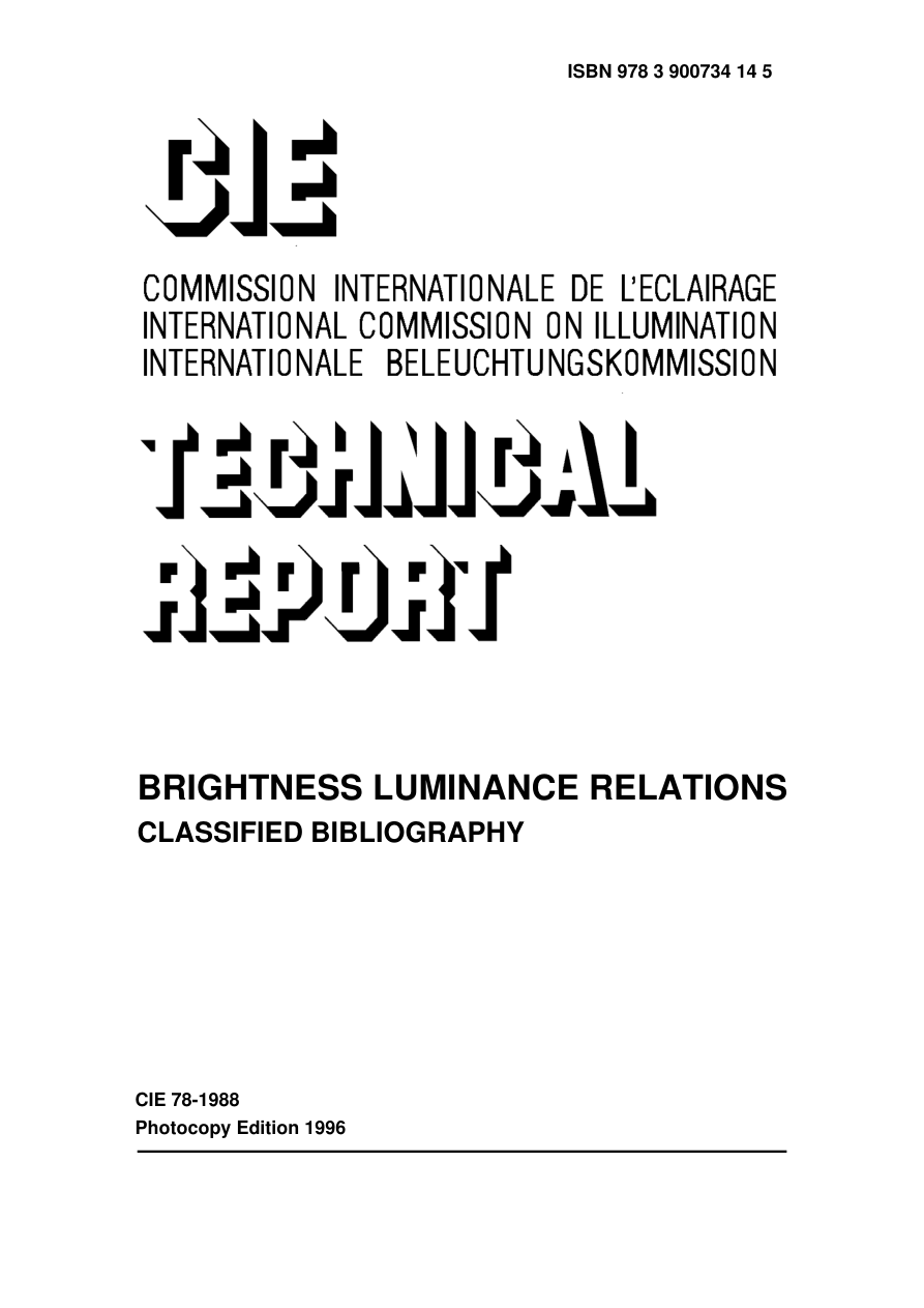CIE 078-1988 PDF Preview