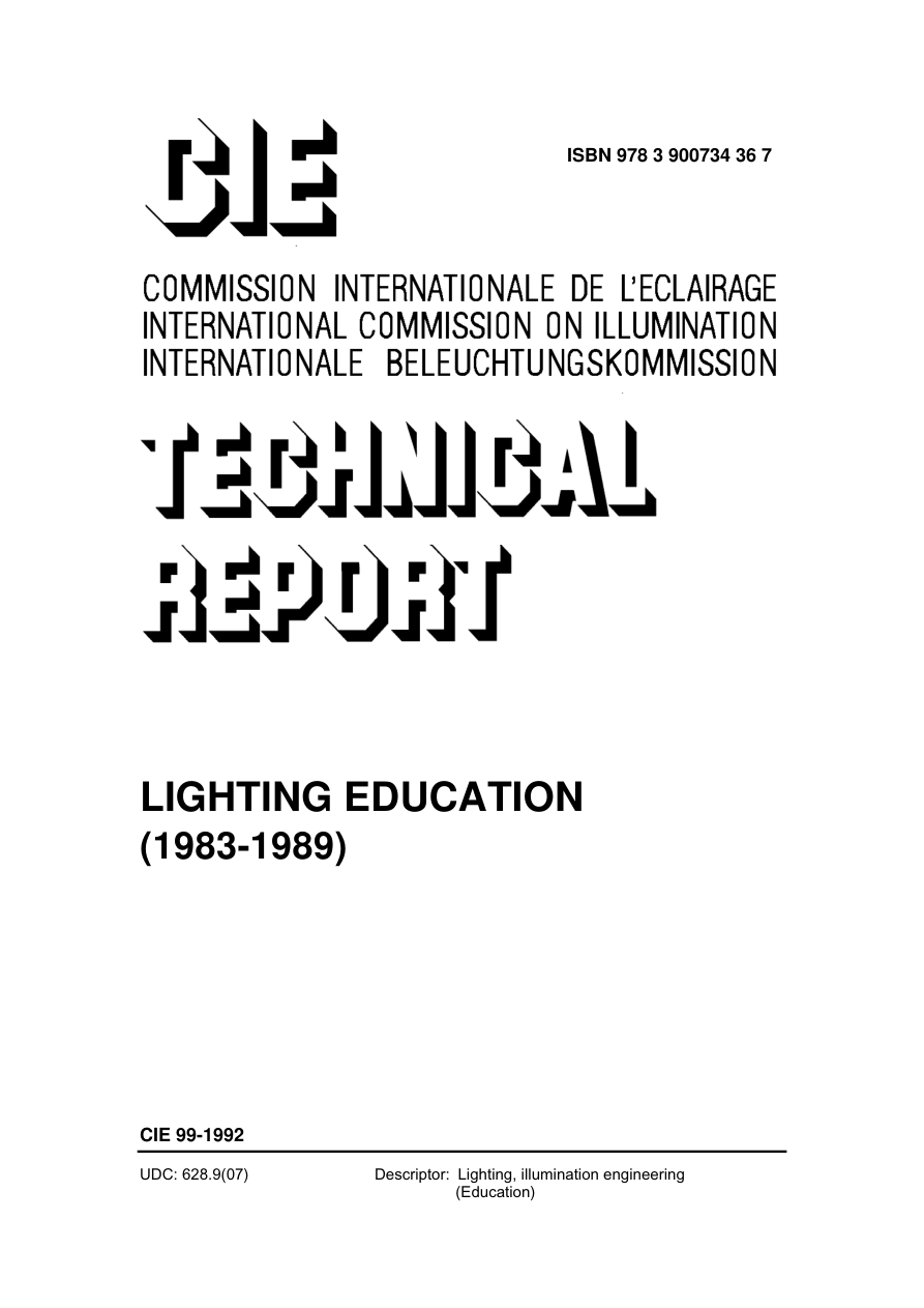 CIE 099-1992 PDF Preview
