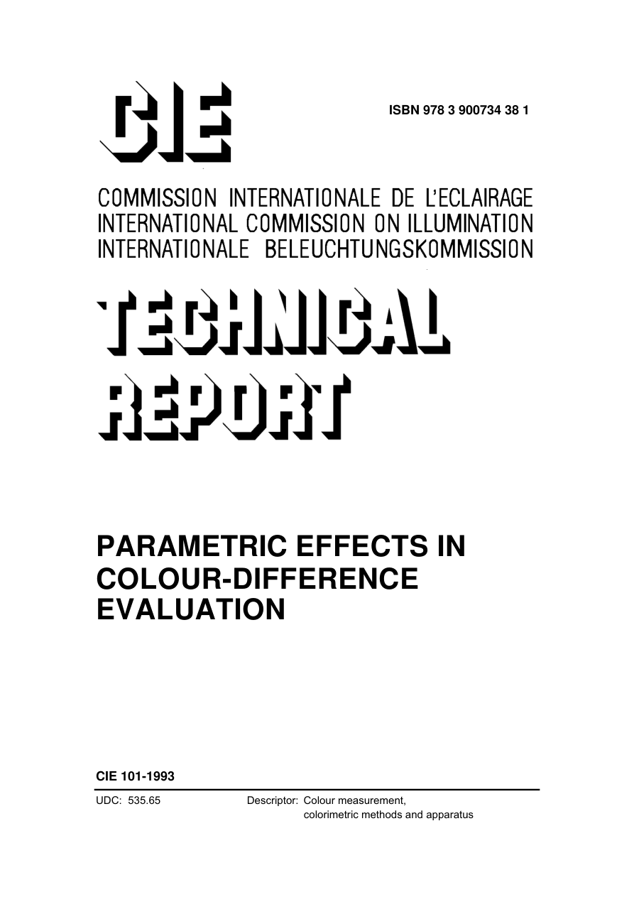 CIE 101-1993 PDF Preview