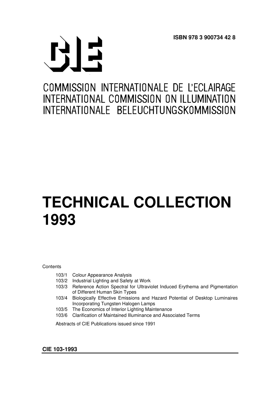 CIE 103-1993 PDF Preview