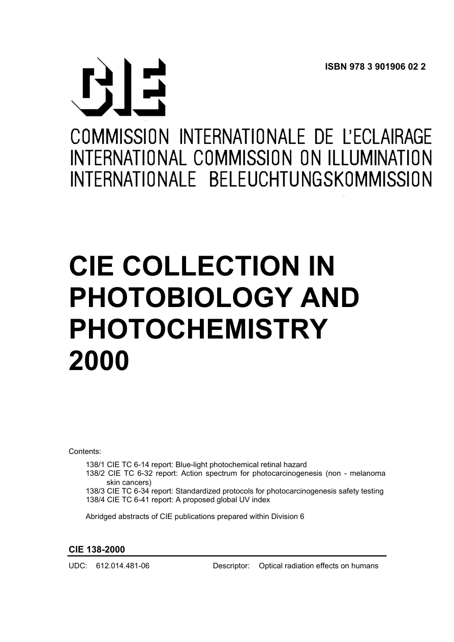 CIE 138-2000 PDF Preview