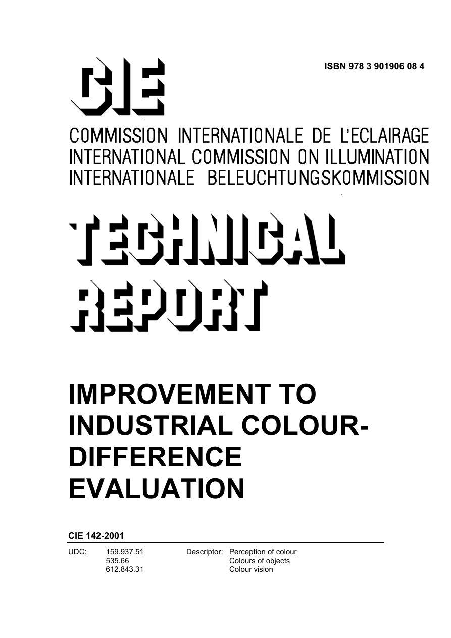 CIE 142-2001 PDF Preview