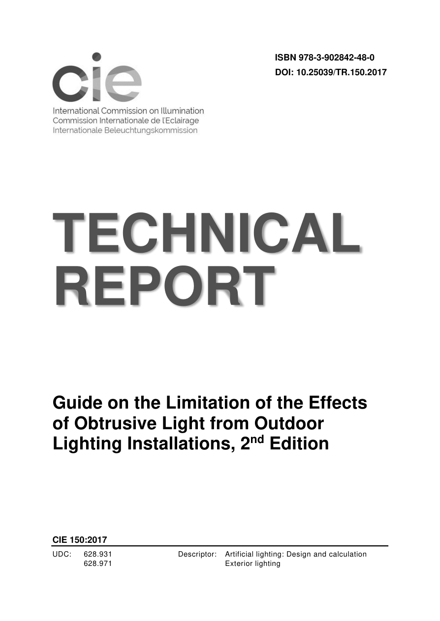 CIE 150:2017 PDF Preview