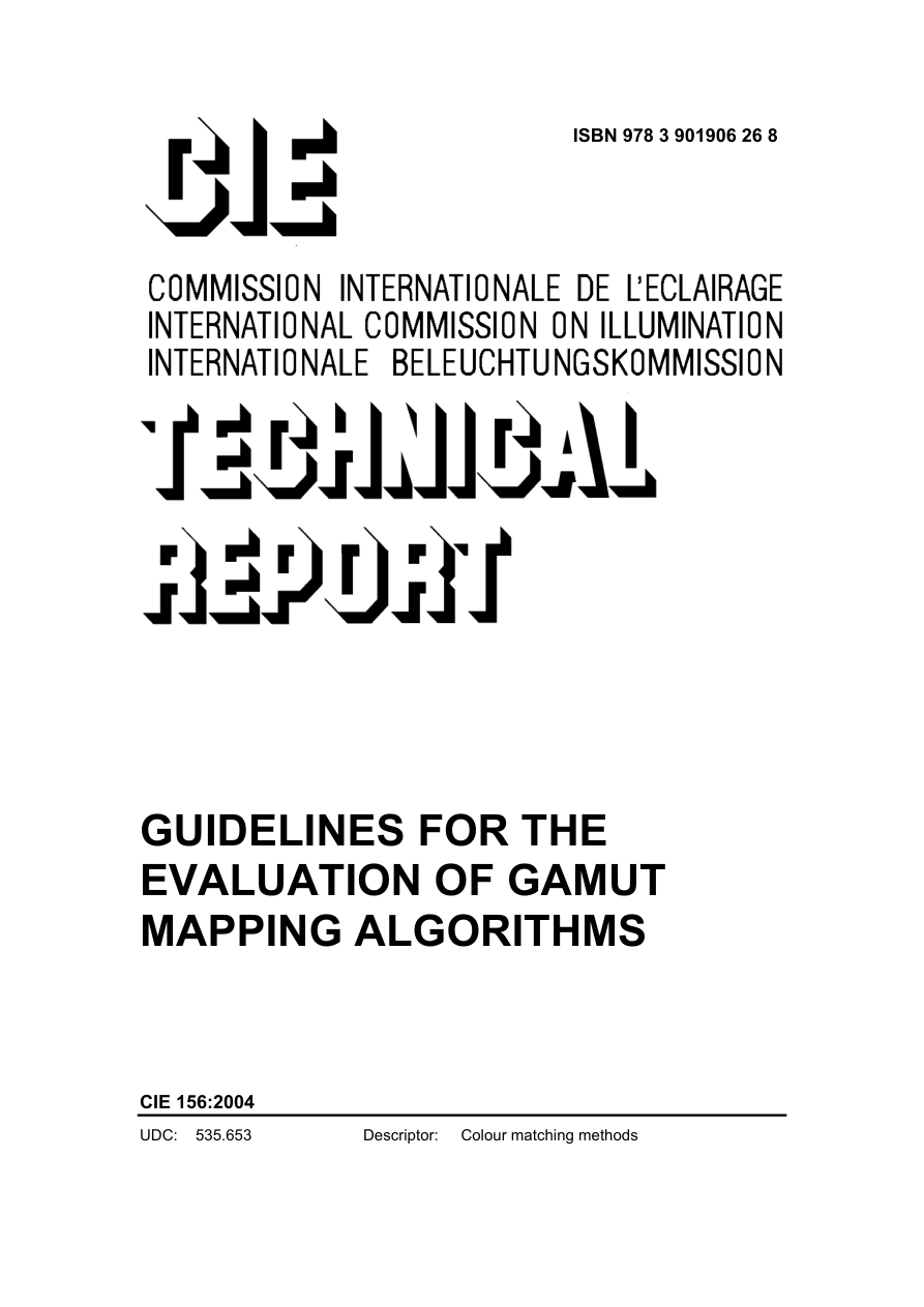 CIE 156:2004 PDF Preview